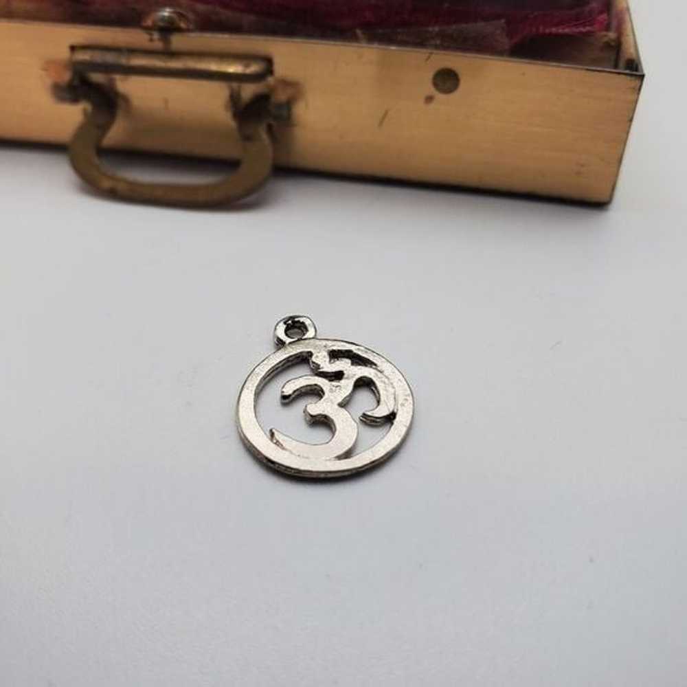 Peace om Buddhist necklace pendant - image 2