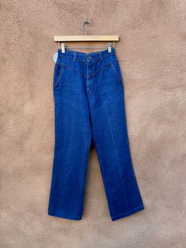 1970's High Waisted Baggy Leg Jeans - 10 - image 1