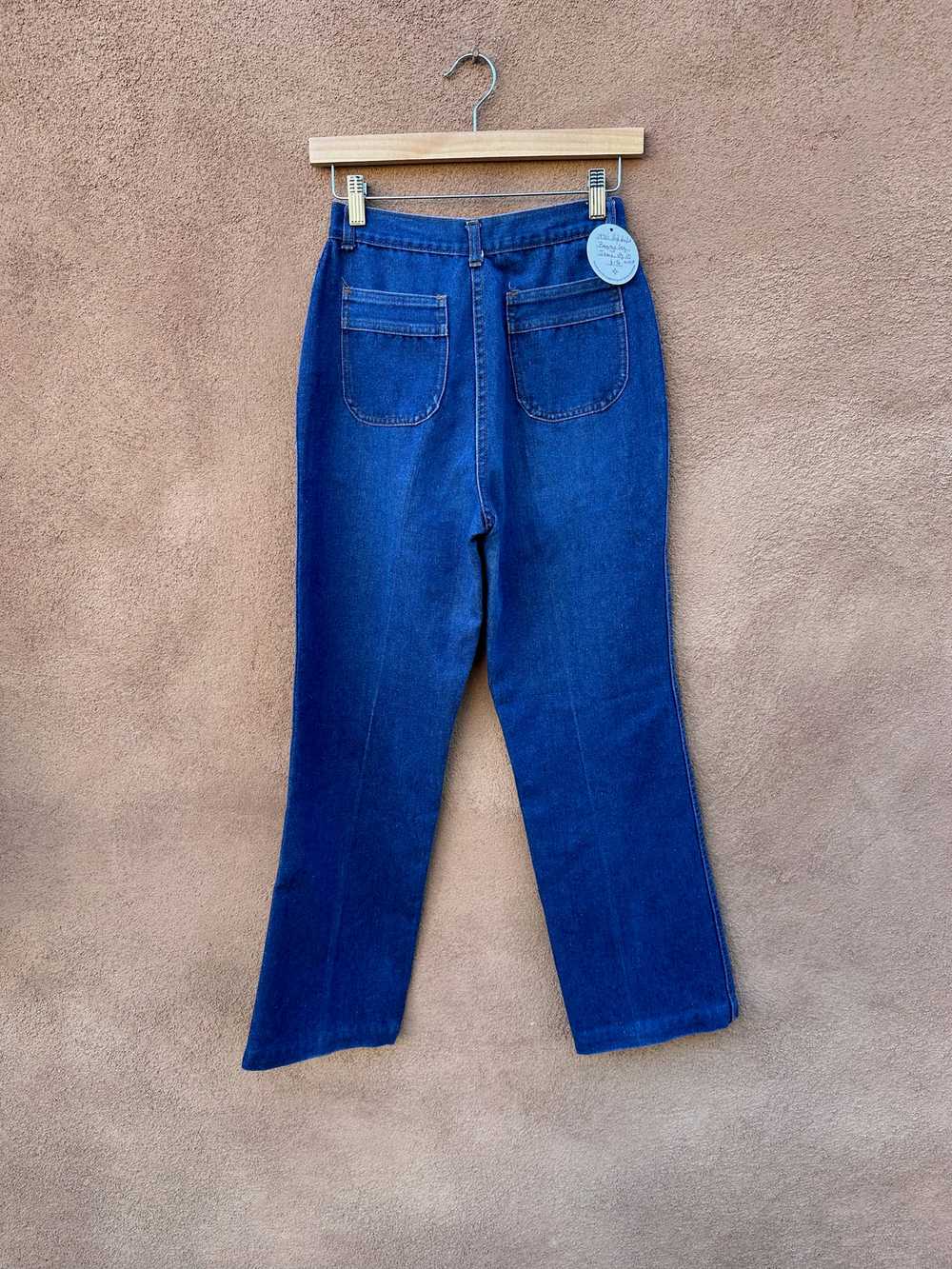 1970's High Waisted Baggy Leg Jeans - 10 - image 3