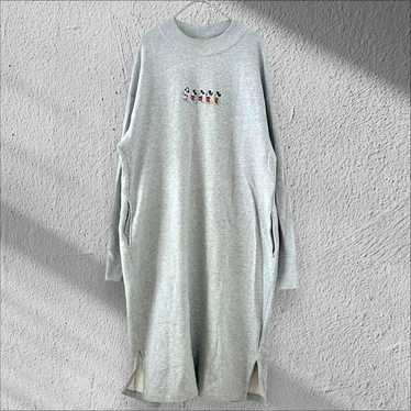 Uniqlo Disney 100% Cotton Long Sweatshirt Dress. - image 1