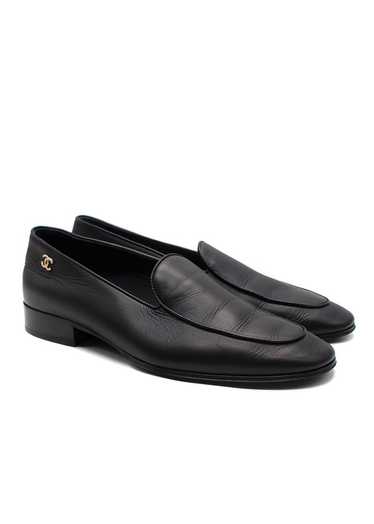 Managed by hewi Chanel Black Calfskin Moccasins