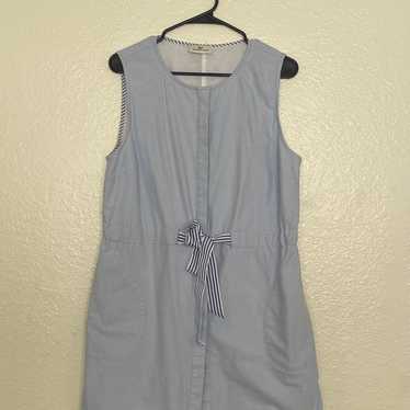 vineyard vines oxford stretch women dress size L