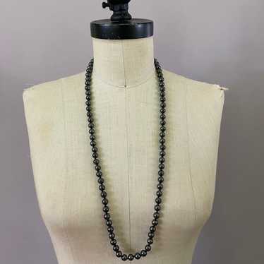 Vintage Hematite beaded necklace