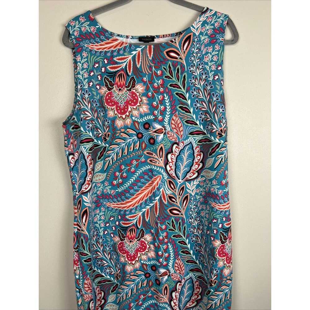 Talbots Effortless Jersey Shift Dress- Paisley Bo… - image 3