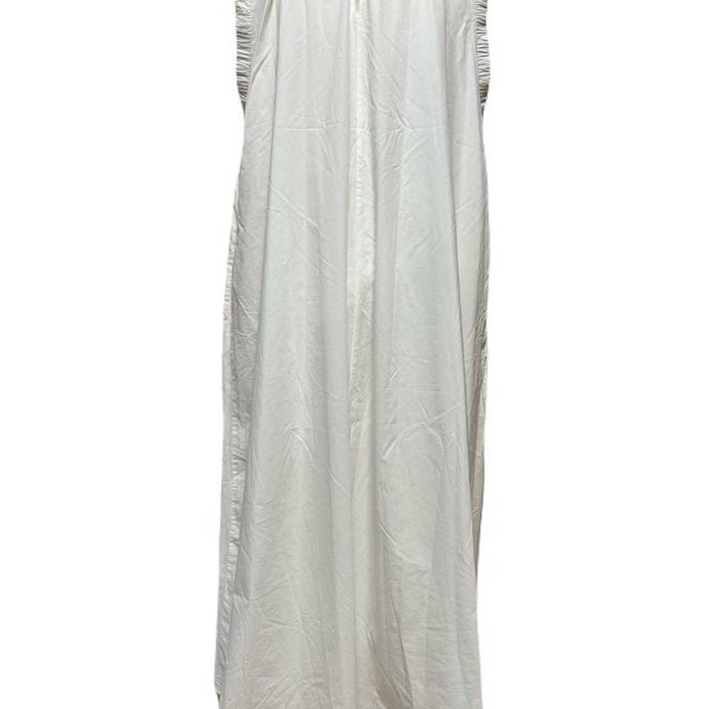 Like-New ZARA Sleeveless Long Dress White Quaker … - image 4