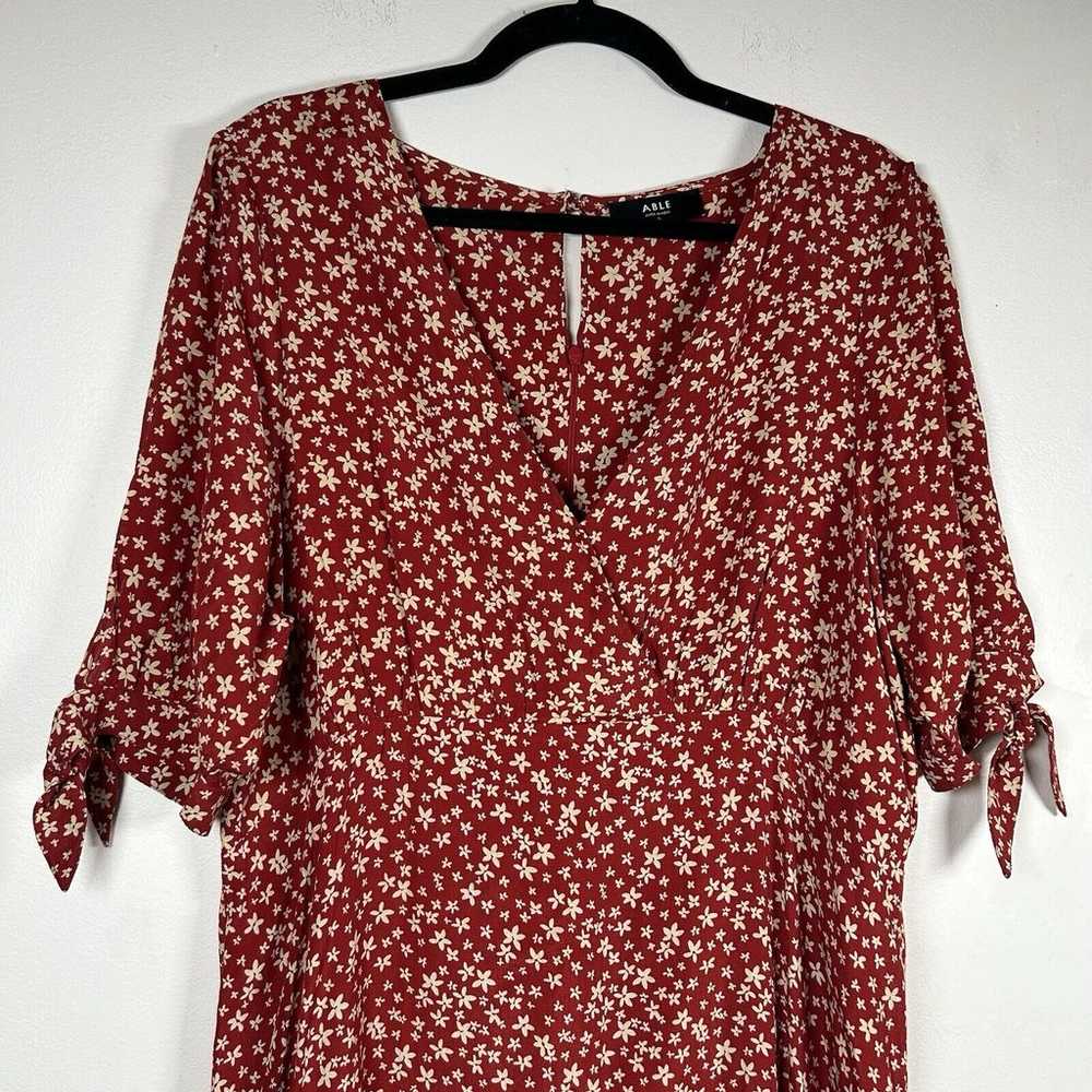 ABLE Dress Women’s Plus Size XL Simone Tie Sleeve… - image 3