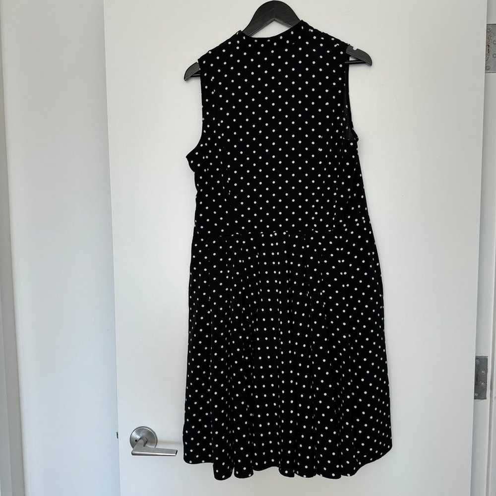 Ralph Lauren Black & White Polka Dot Dress - image 4