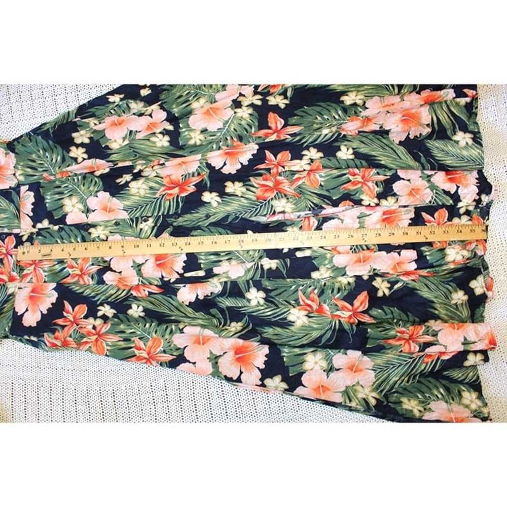 Zara Hawaiian Floral Print Women Maxi Dress Size … - image 4