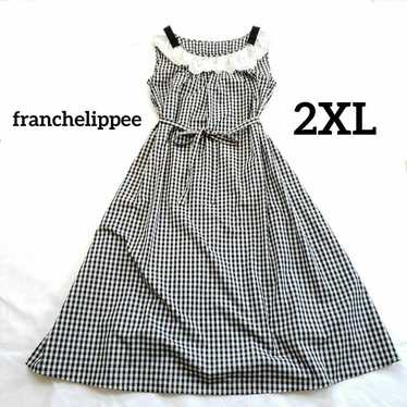 franchelippee ◆ Large size one-piece dress with f… - image 1