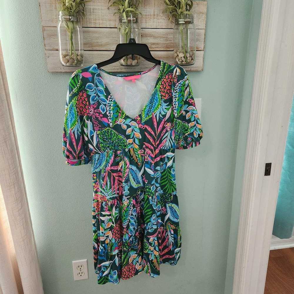 Lilly Pulitzer Multi Sunshine Jungle Ciara Tiered… - image 1