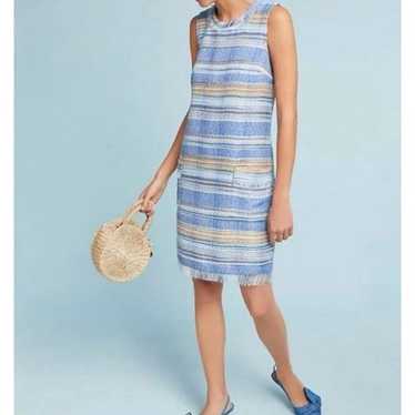 NWOT Anthropologie Akemi + Kin Blue Stripe Shift … - image 1