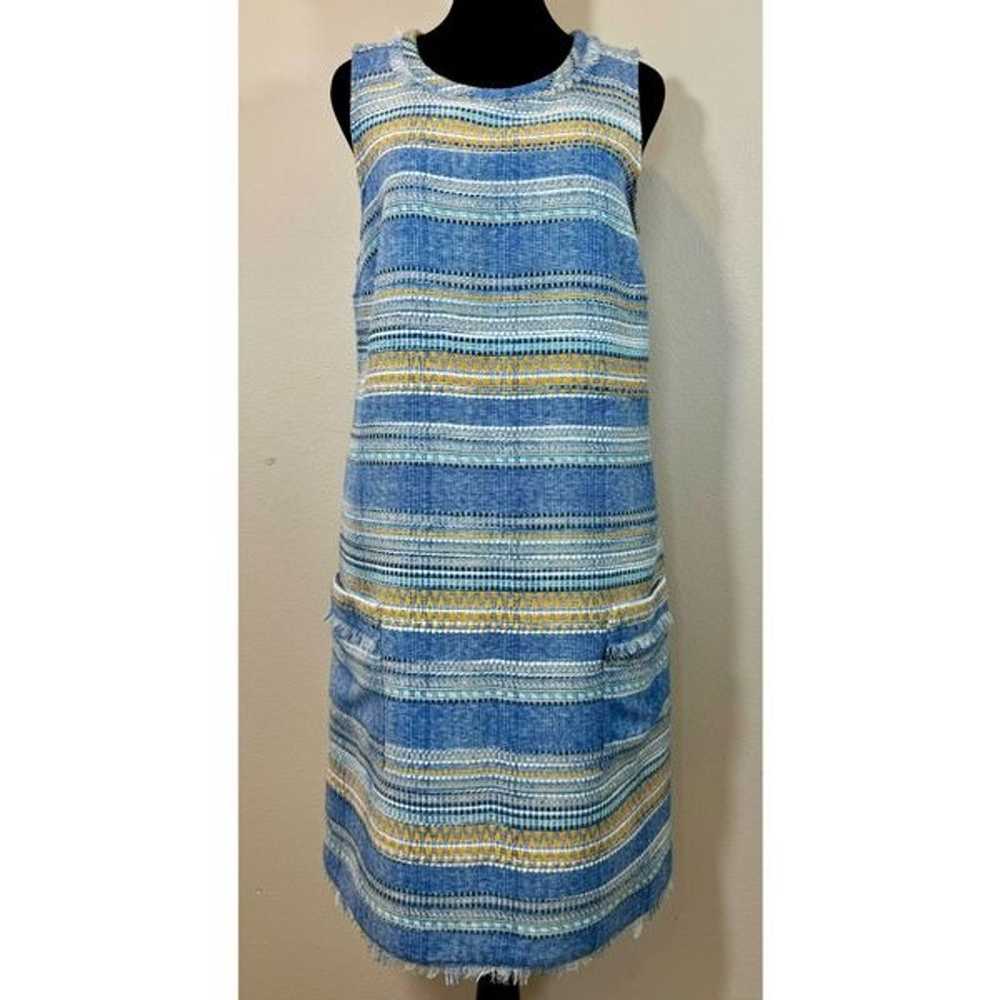 NWOT Anthropologie Akemi + Kin Blue Stripe Shift … - image 3