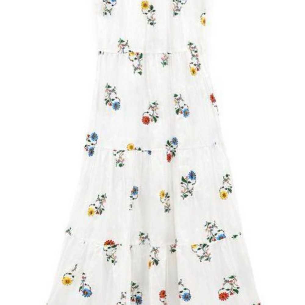 【ZARA】Midi Embroidered Dress - image 4