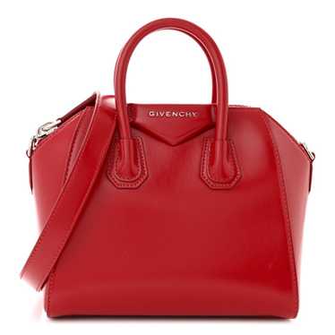 GIVENCHY Shiny Lord Calfskin Mini Antigona Dark R… - image 1