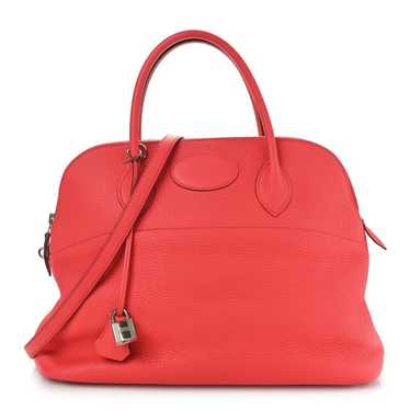 HERMES Taurillon Clemence Bolide 35 Rose Jaipur