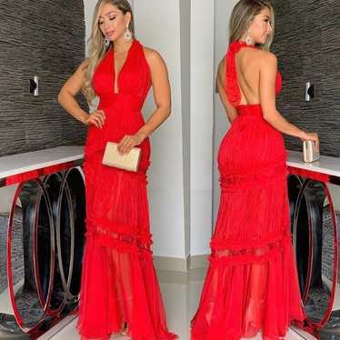 large red dress “gorgeous” - image 1