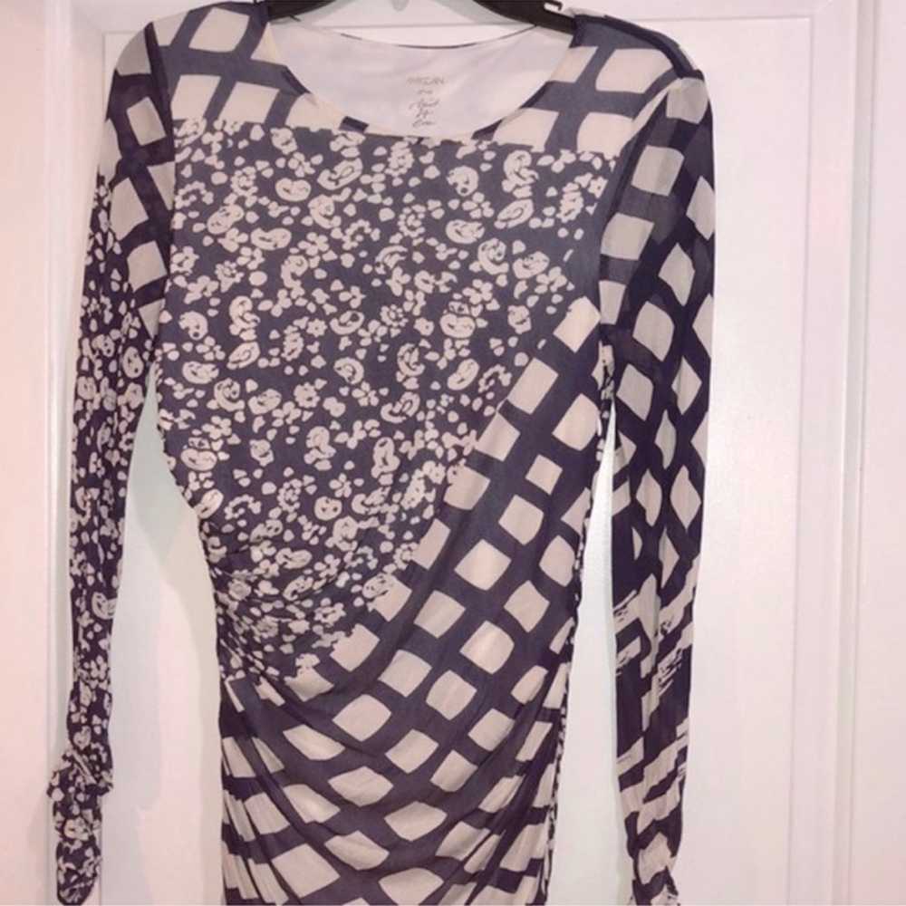 MARCCAIN silk bodycon dress size 4 - image 1