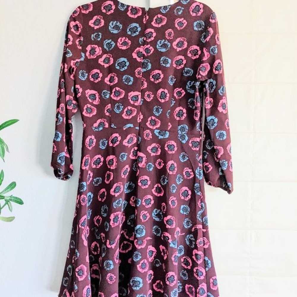 Ann Taylor Loft Outlet Floral Long Sleeve Dress 4 - image 4