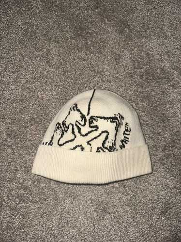 Off-White Off White Cream Beanie - One Size - image 1