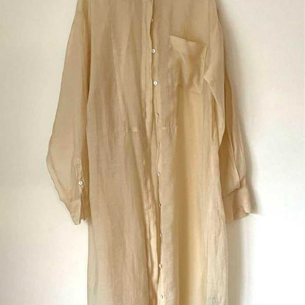 todayful Todayful Sheer Long Shirt 36 - image 1