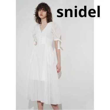 snidel size 0 cotton punching lace one-piece - image 1