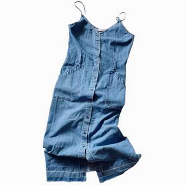 farrow denim dress