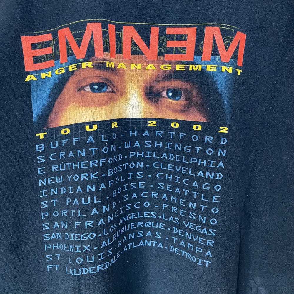 Rap Tees × Tour Tee × Vintage Vintage 2002 Eminem… - image 5