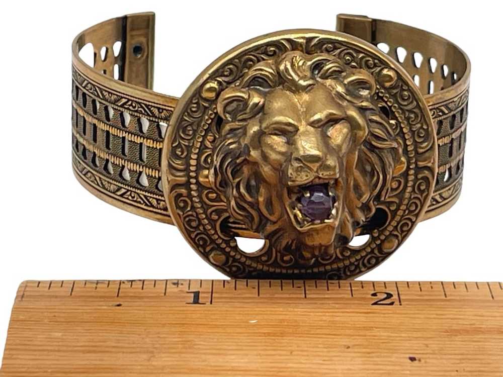 NWT LIONS HEAD BRACELET ADJUSTABLE SIZE $54 - image 6