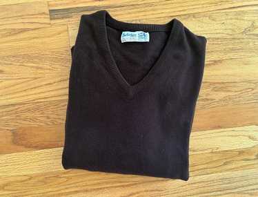 Ballantyne Brown V-Neck Sweater (N/A) | Used,… - image 1