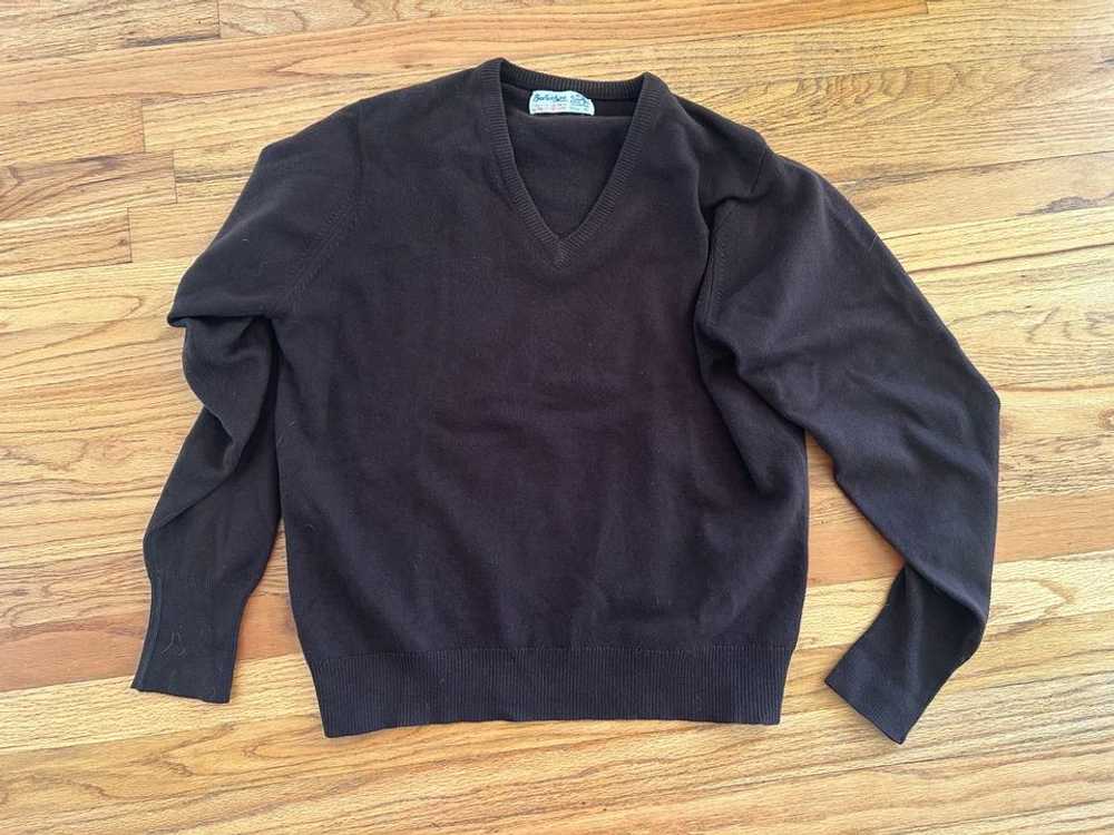 Ballantyne Brown V-Neck Sweater (N/A) | Used,… - image 2