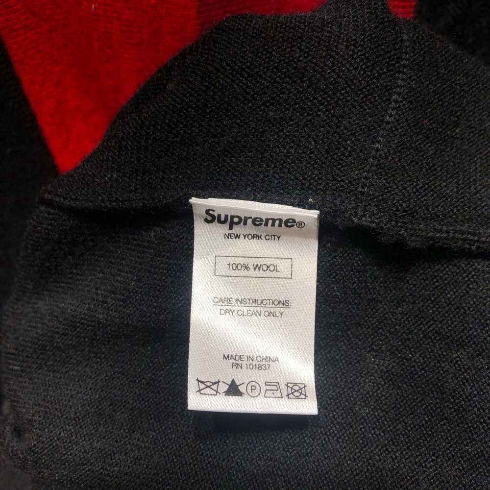 Supreme/LS Shirt/L/Wool/BLK/Stripe/arrows striped… - image 4