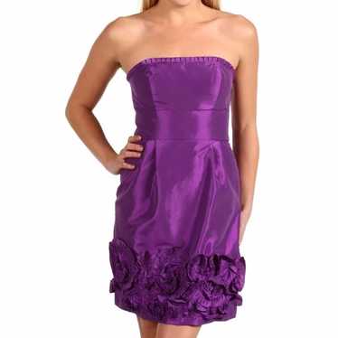 Max & Cleo strapless taffeta dress - image 1