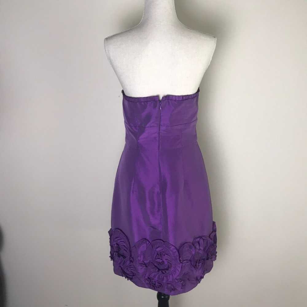 Max & Cleo strapless taffeta dress - image 4