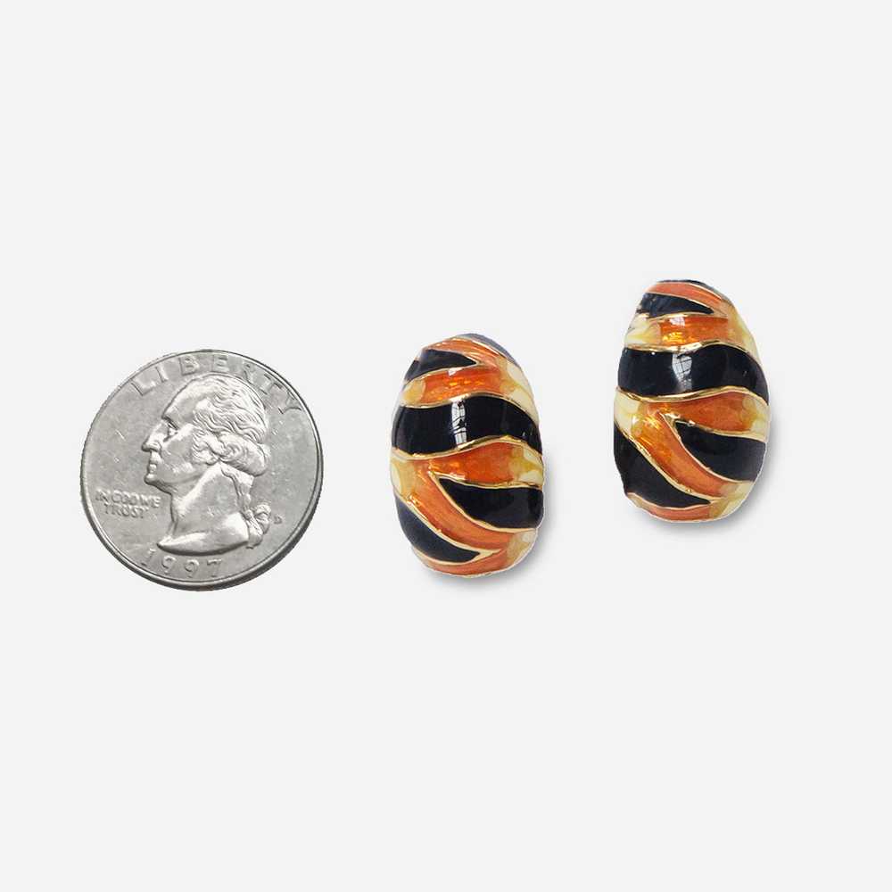 KJL Tiger Earrings, Kenneth Jay Lane | Elegance U… - image 3