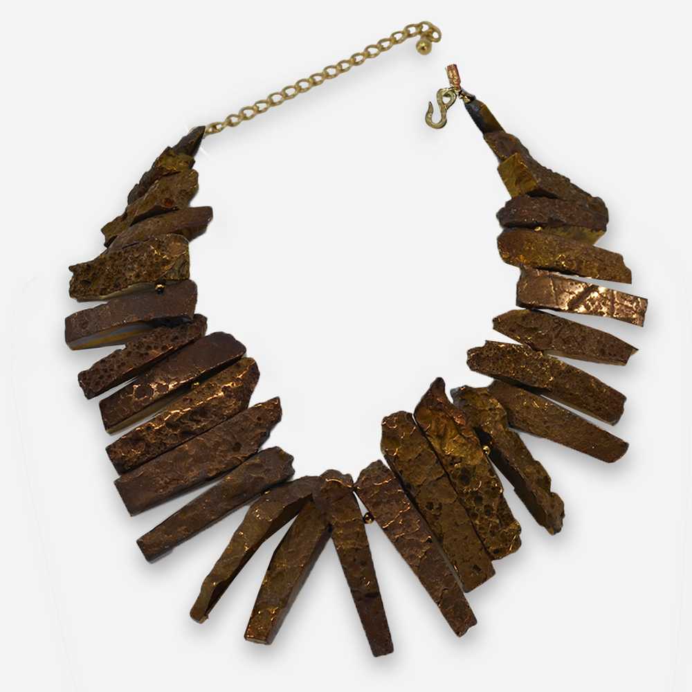 Brutalist Necklace by Kenneth Jay Lane | Sculptur… - image 1