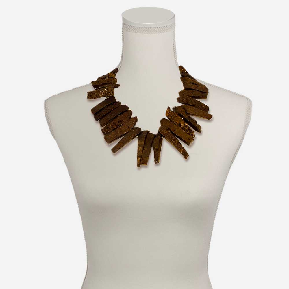 Brutalist Necklace by Kenneth Jay Lane | Sculptur… - image 2