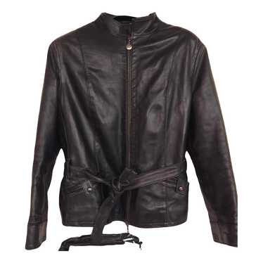 Emanuele Curci Leather biker jacket - image 1