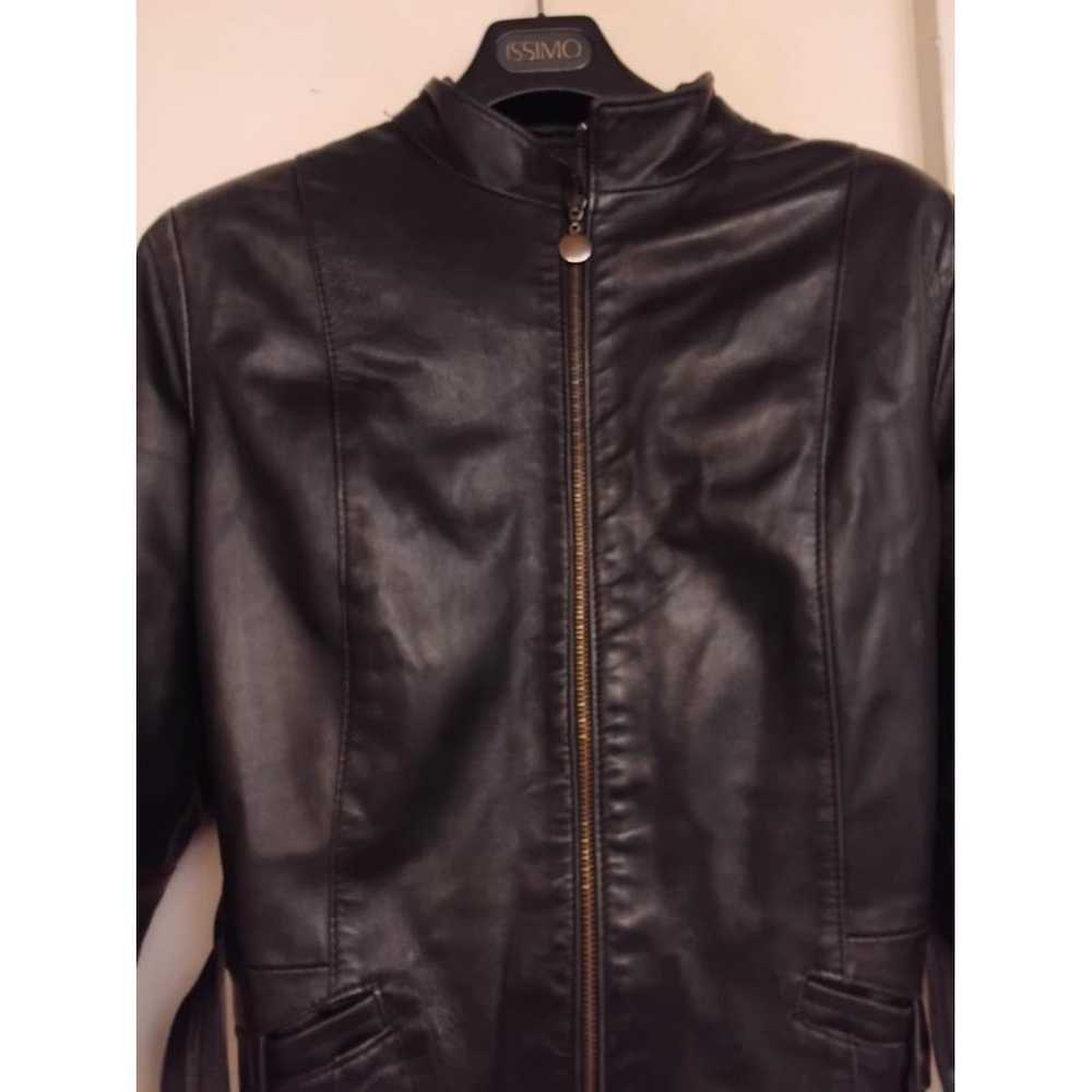 Emanuele Curci Leather biker jacket - image 7