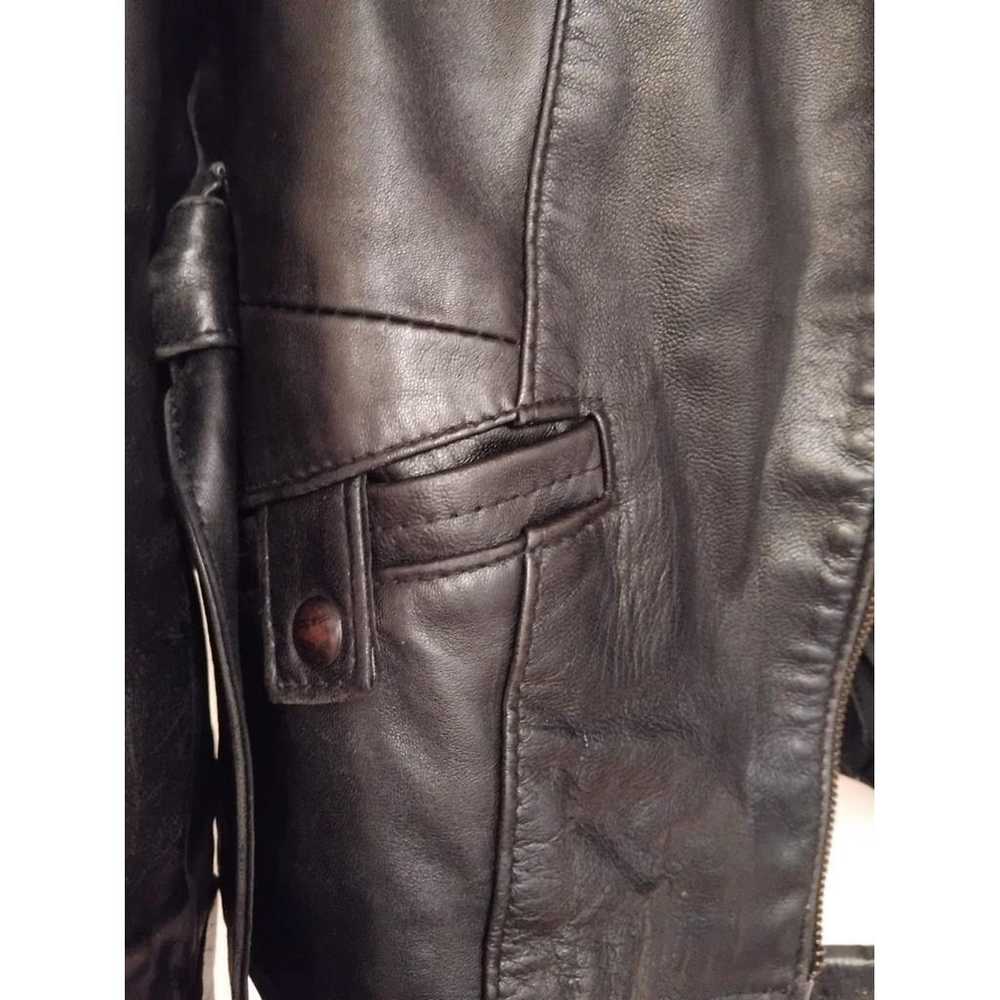 Emanuele Curci Leather biker jacket - image 8