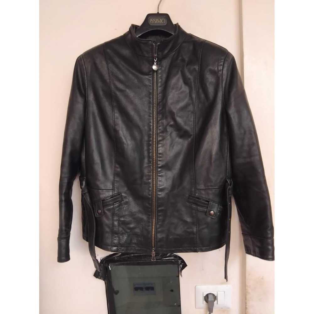 Emanuele Curci Leather biker jacket - image 9