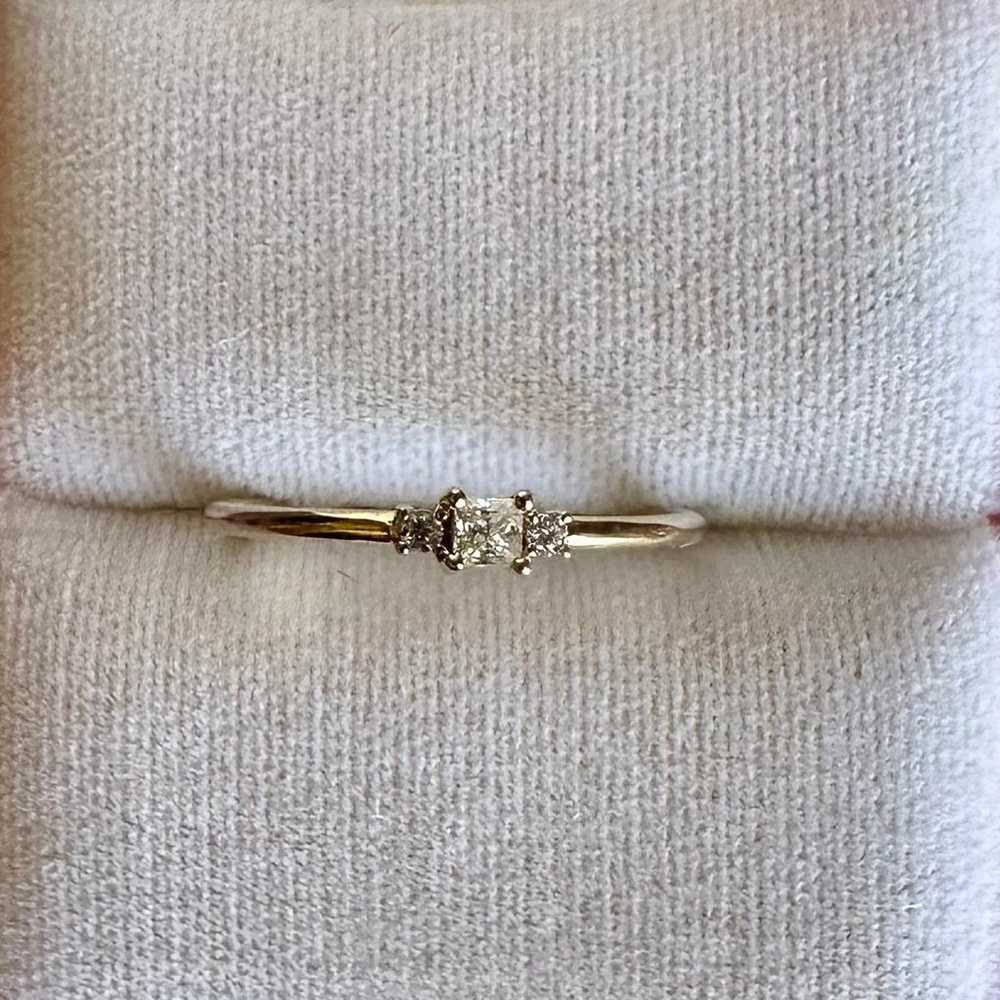 14K REAL SOLID GOLD RING - image 2