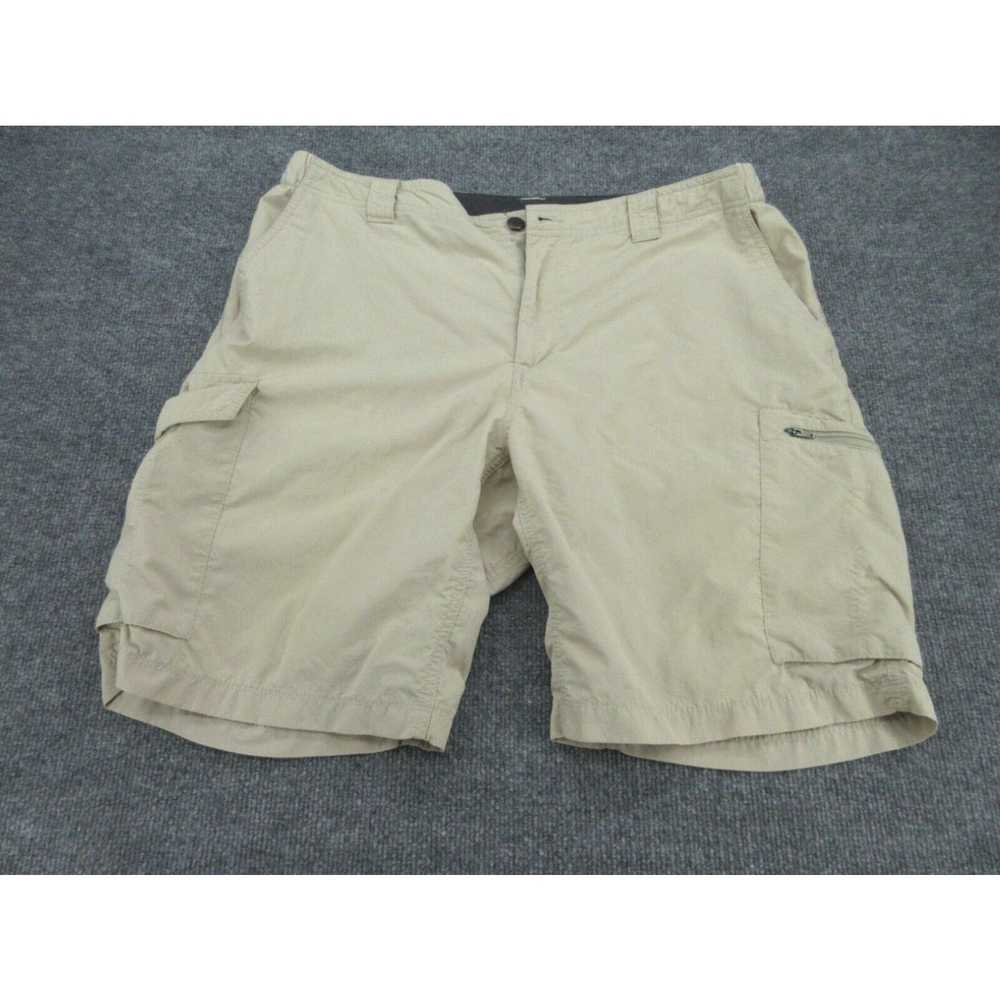 Vintage Columbia Shorts Mens 38x10 Beige Lightwei… - image 1