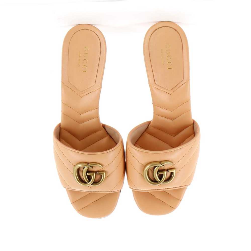 Gucci Leather sandal - image 2