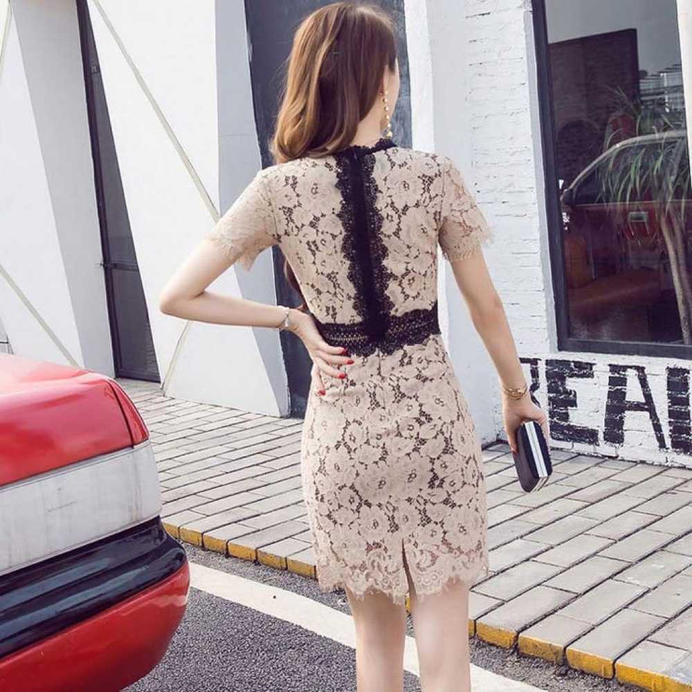 L Total Lace Korean One Piece Cabaret Dress Tight… - image 6