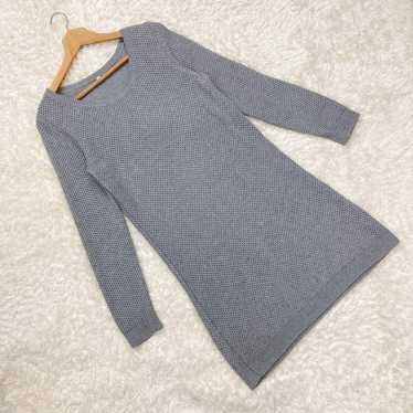 !【MUJI】MUJI Plain Knitted Dress U-Neck Cotton 102… - image 1