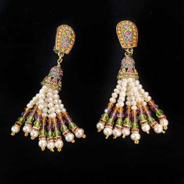 Heidi daus tassel earrings