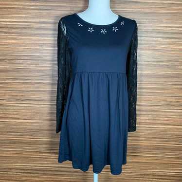 Cutie Beauty One Piece Dress, Size L, Navy Blue, R