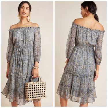 Anthropologie KIRA Off The Shoulder Maxi Dress