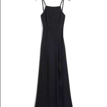 Express Surplice Faux Wrap Maxi Dress Black Small