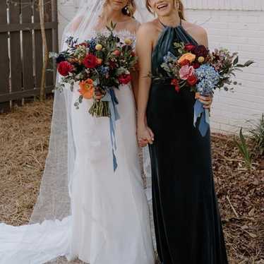 Velvet Bridesmaids Dress